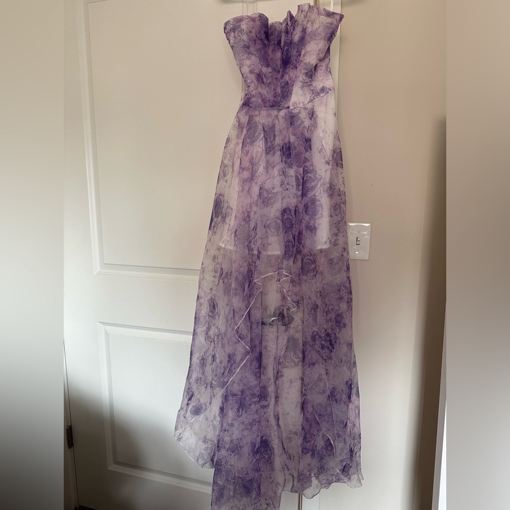NWT lilac floral dress size xs